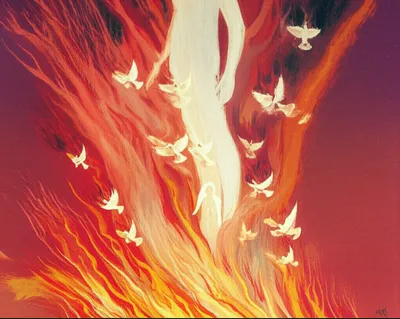 Illustration cremation