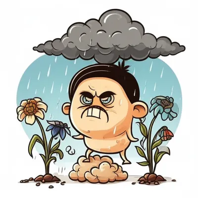 Illustration grumbling - Image 1