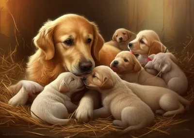 Illustration whelping