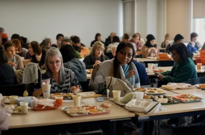 Illustration lunchroom