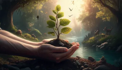 Illustration environmentalist