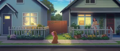 Illustration neighbour