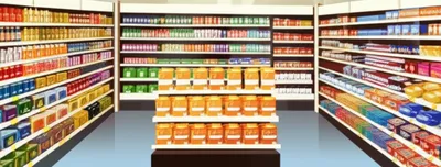 Illustration supermarket - Image 1