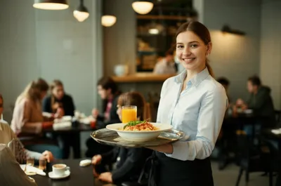 Illustration waitresses