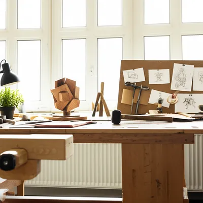 Illustration workroom