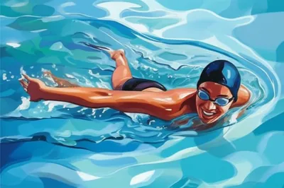 Illustration swims - Image 1