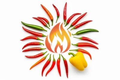 Illustration chili pepper - Image 1