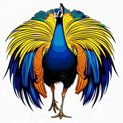 Illustration peacock - Image 1