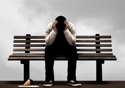 Illustration dejected