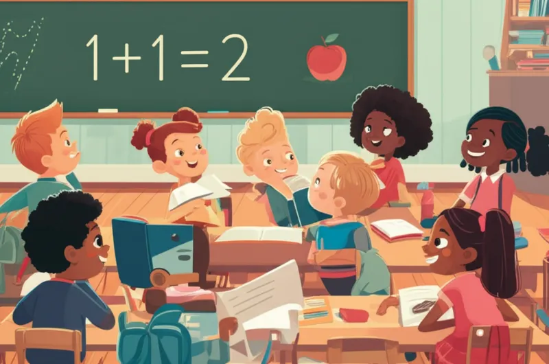 单词"classmate"的视觉插图 - 同学，同窗。
