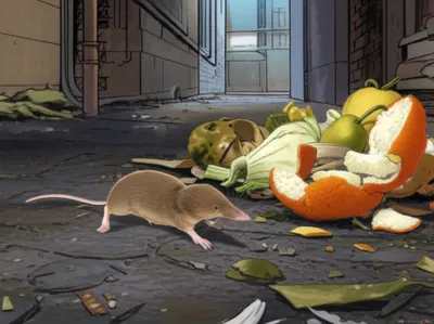 Illustration muskrats - Image 1