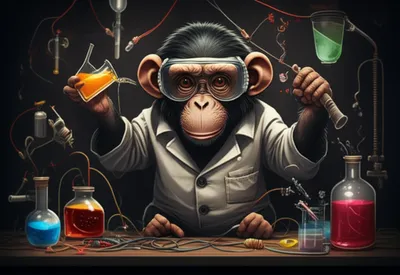 Illustration monk - Image 1