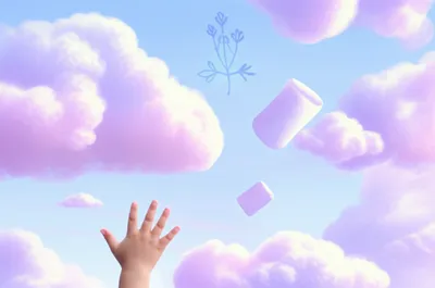 Illustration marshmallows - Image 1