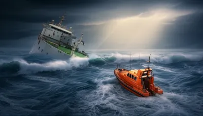 Illustration lifeboat