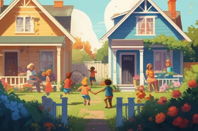 Illustration neighboured - Image 1