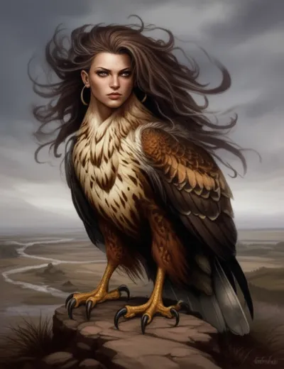 Illustration harpy - Image 1