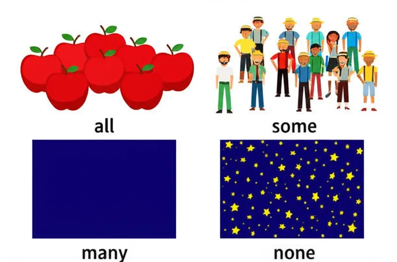 Illustration visuelle du mot « quantifier » - Quantificateur