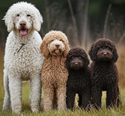 Illustration poodles