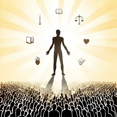 Illustration personifies