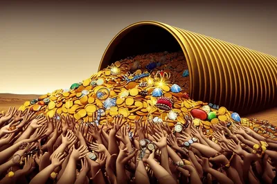 Illustration greedy - Image 1