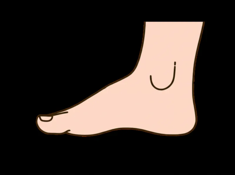 Visual illustration for the word "iambus" - An iamb