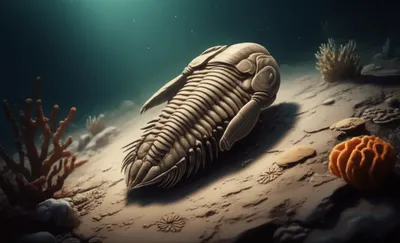 Illustration trilobites