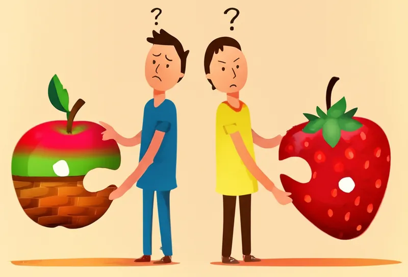 Ilustración visual de la palabra "misunderstanding" - Malentendido, incomprensión