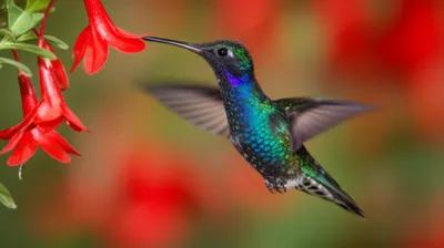 「hummingbird」の視覚的なイラスト - ハチドリ