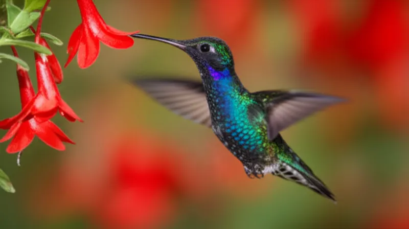 "hummingbird" शब्द का दृश्य चित्रण - गुंजन पक्षी