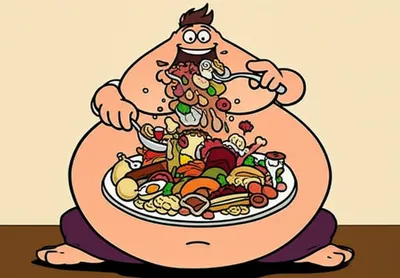 Illustration glutton - Image 1