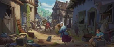 Illustration plundering