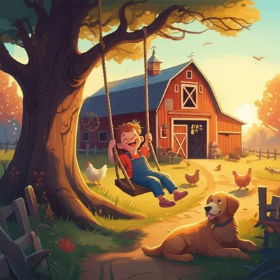 Illustration barn - Image 1