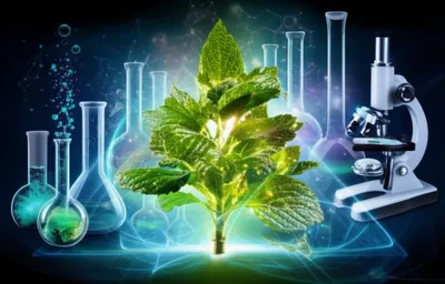 Illustration phytochemistry