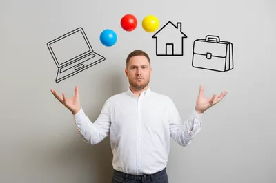 Illustration jugglers