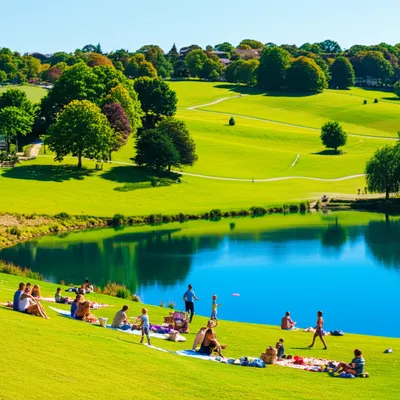 Illustration parkland