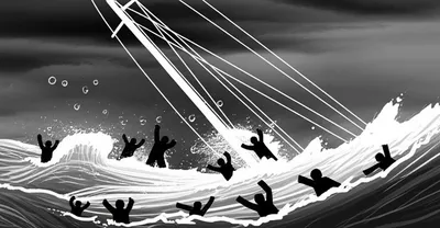 Illustration capsizing - Image 1