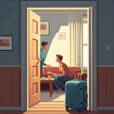 Illustration visitor