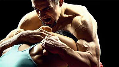 Illustration wrestling - Image 1