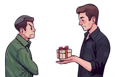 Illustration begrudge - Image 1