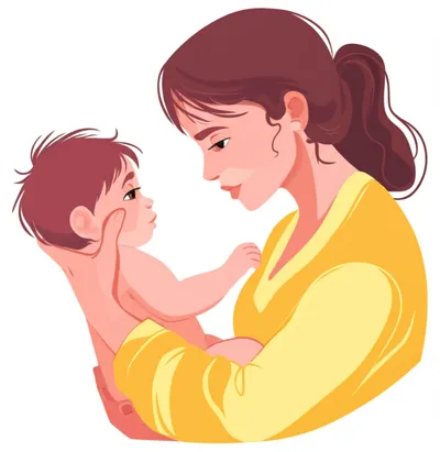 Illustration cradling - Image 1