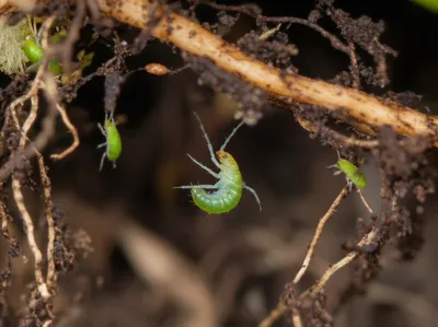Illustration springtails