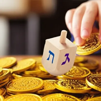 Illustration dreidel - Image 1