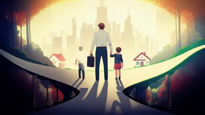 Illustration adulthood