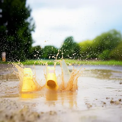 Illustration puddled - Image 1