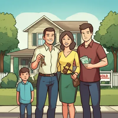 Illustration gazumping - Image 1