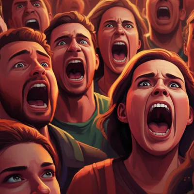 Illustration cries - Image 1