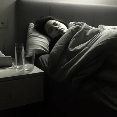 Illustration sickbed - Image 1