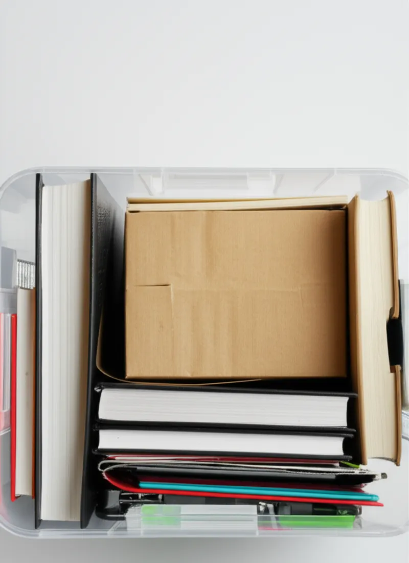 Illustration visuelle du mot « packing » - Emballer, ranger