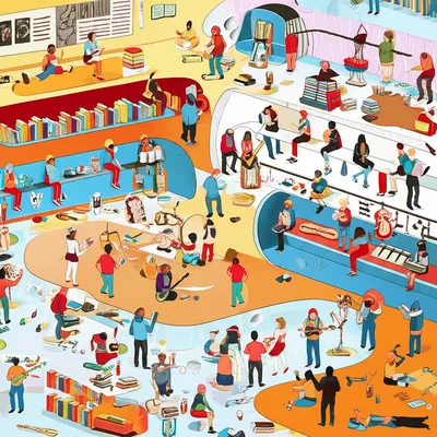 Illustration occupies - Image 1