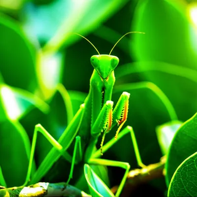 Illustration mantids